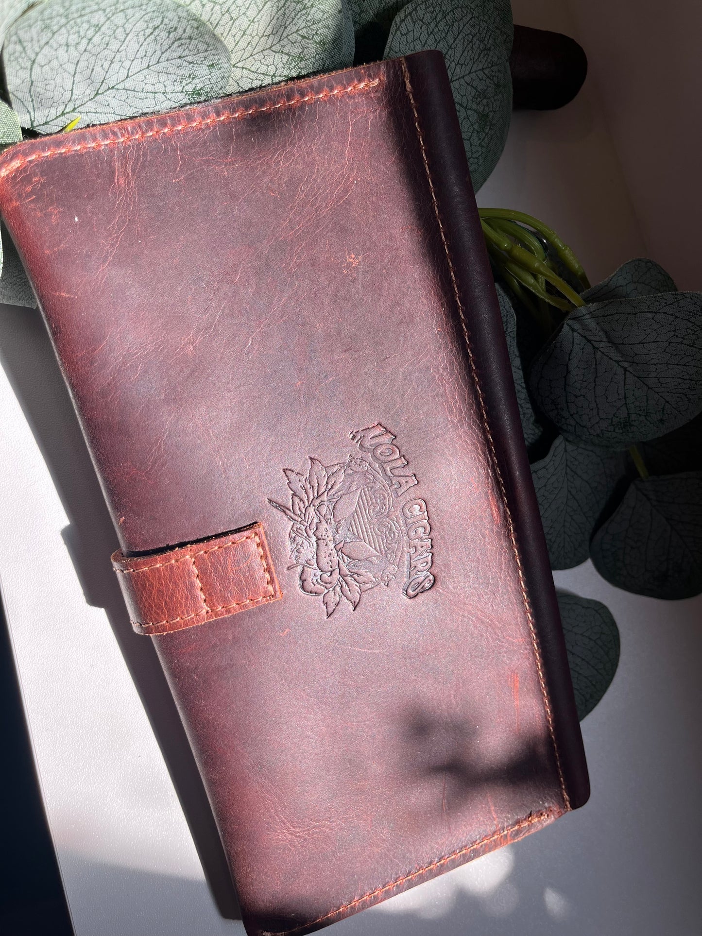 Custom Leather Cigar Case