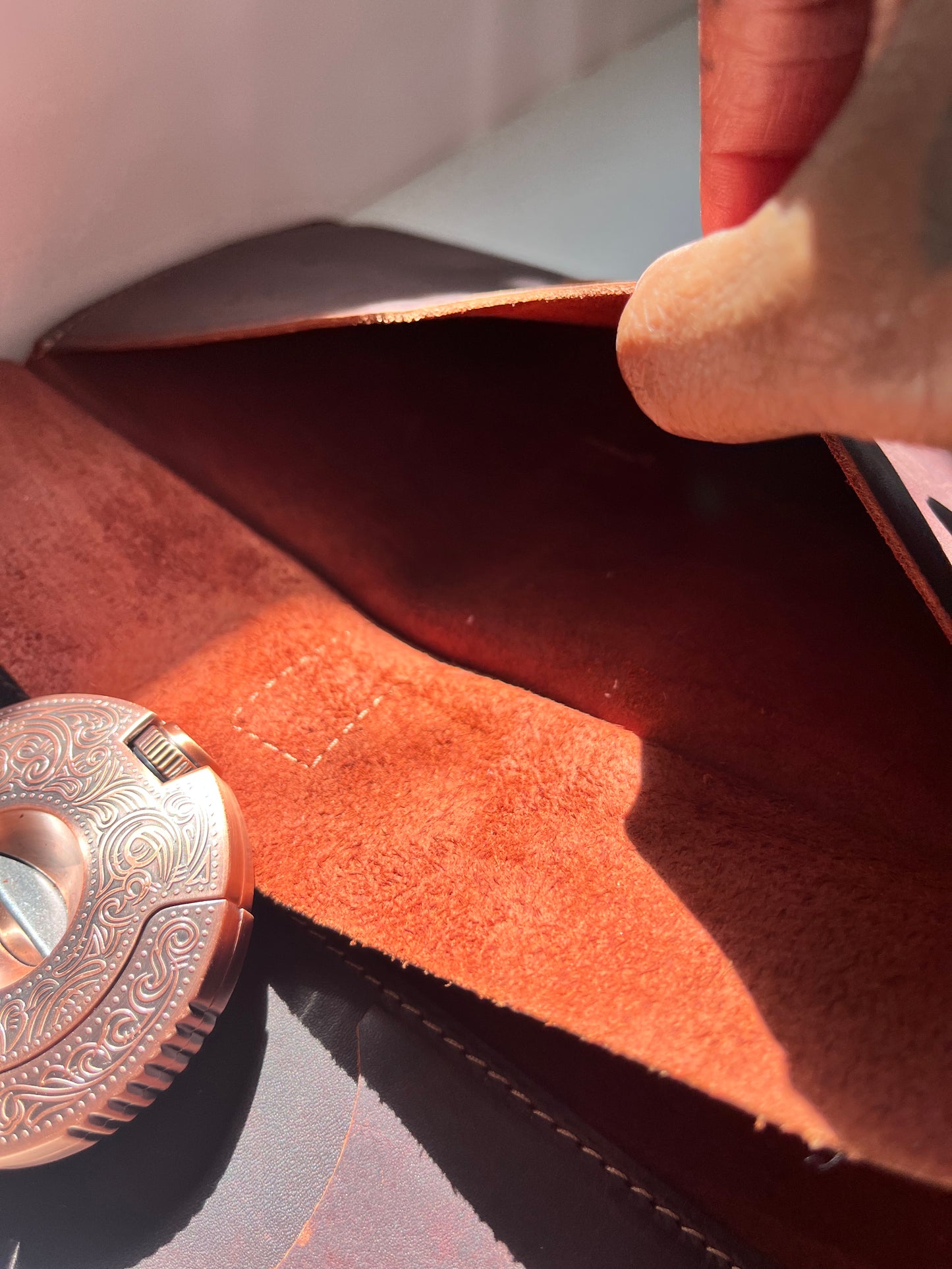 Custom Leather Cigar Case