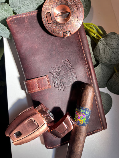 Custom Leather Cigar Case
