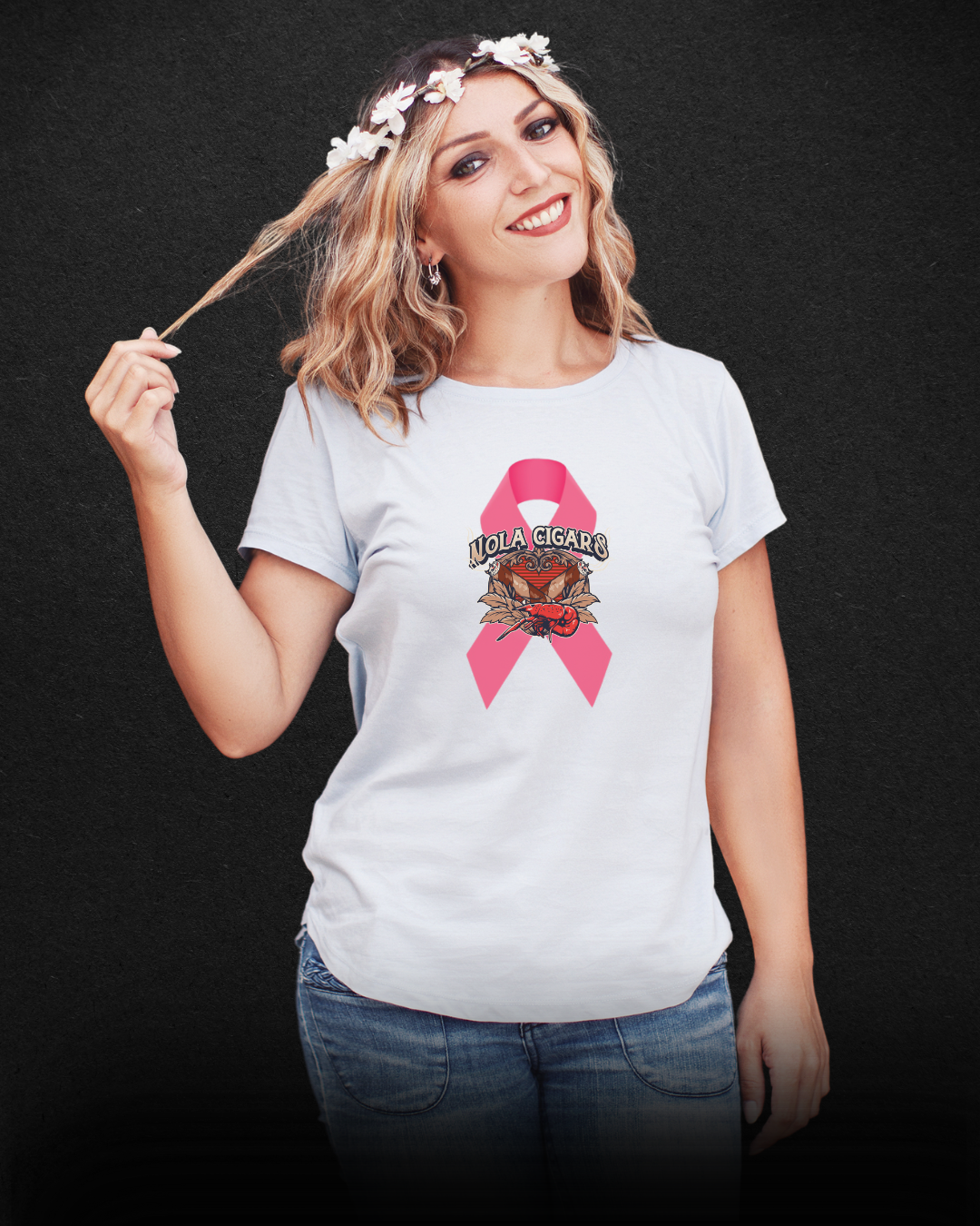 Nola Cigars Breast Cancer Awareness Tee